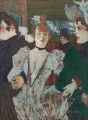 La goulue llegando al Moulin Rouge con dos mujeres 1892 Toulouse Lautrec Henri de